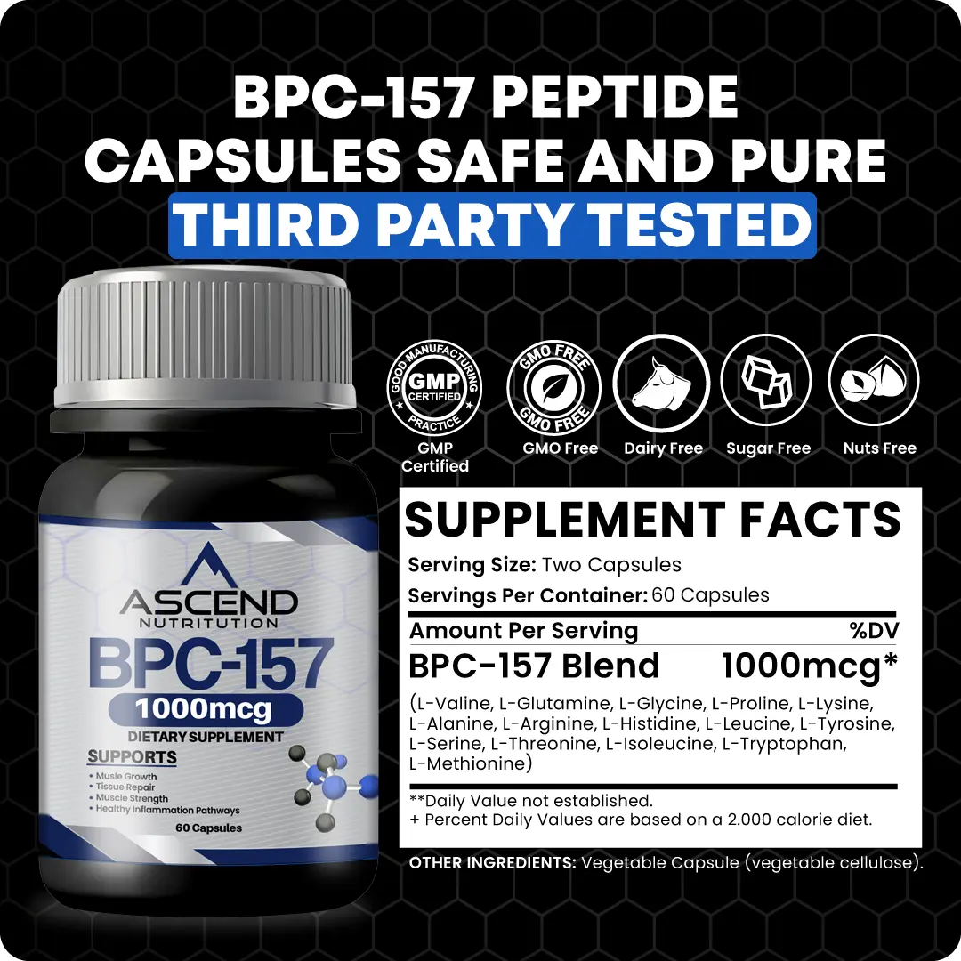 Oral BPC-157 Capsules | Advanced Peptide for Joint Healing, Recovery & Gut Health My Store